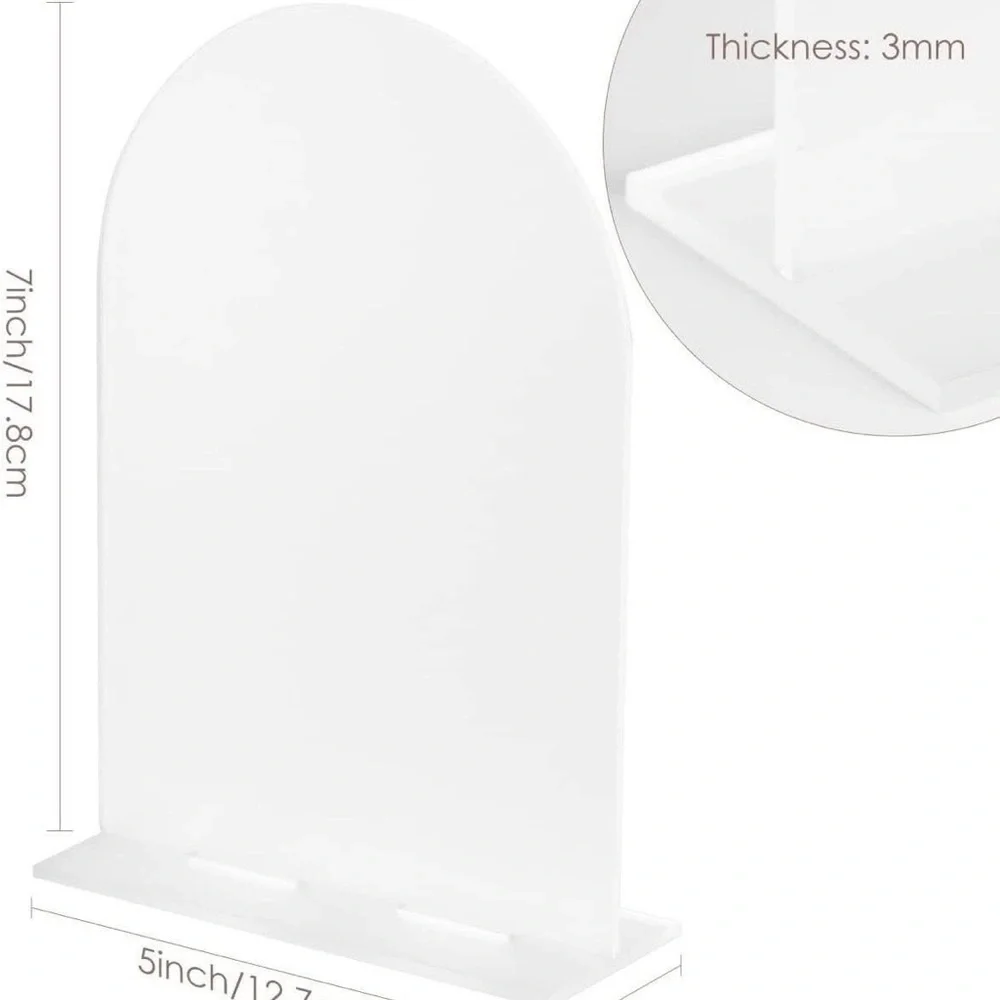 Frosted Acrylic Arches (20)